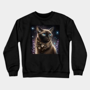 Glowy Siamese Crewneck Sweatshirt